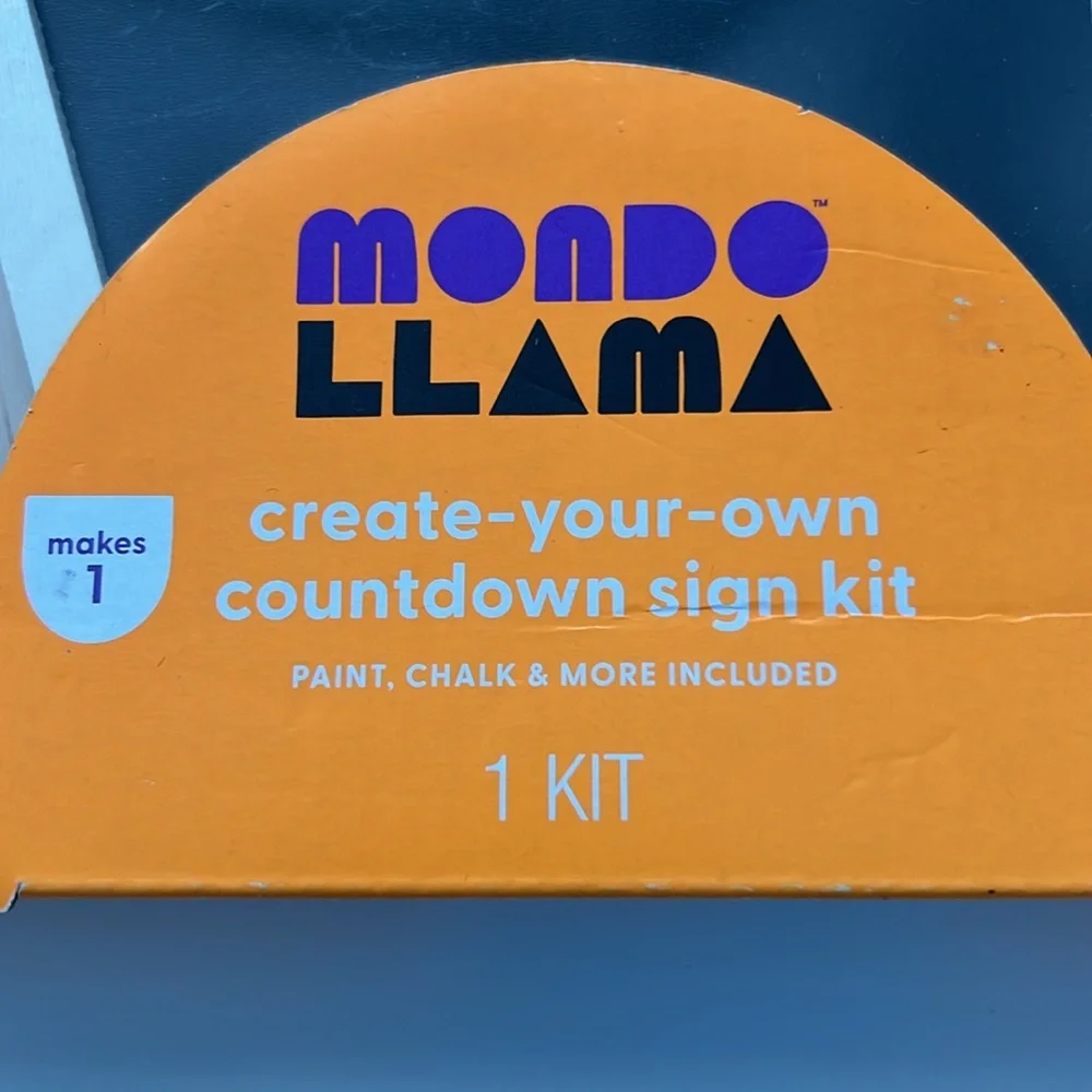NWT Create Your Own Halloween Countdown Sign Kit
